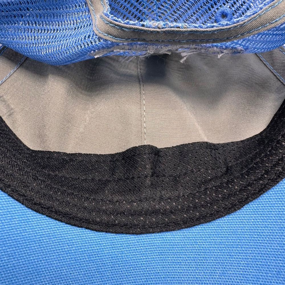 Carhartt Blue Canvas Meshback Adjustable Snapback Trucker Cap Hat AH0286 - Picture 9 of 9